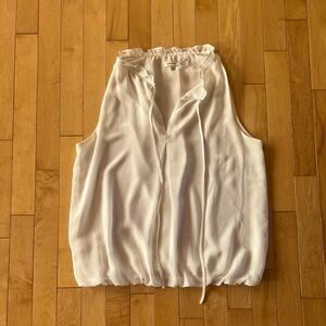 Max Studio Ivory Halter Style Blouse